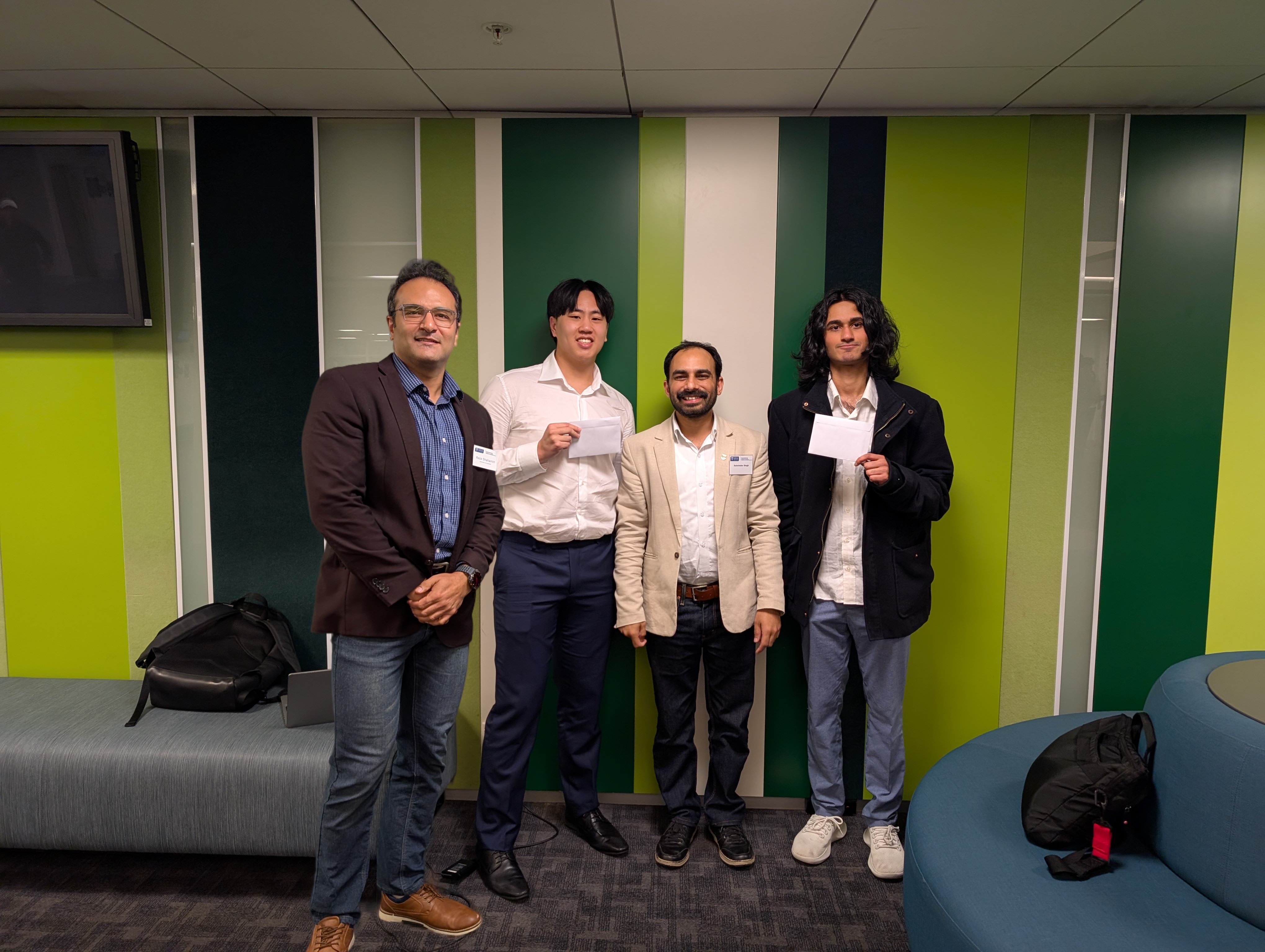 Best Project Award — team photo